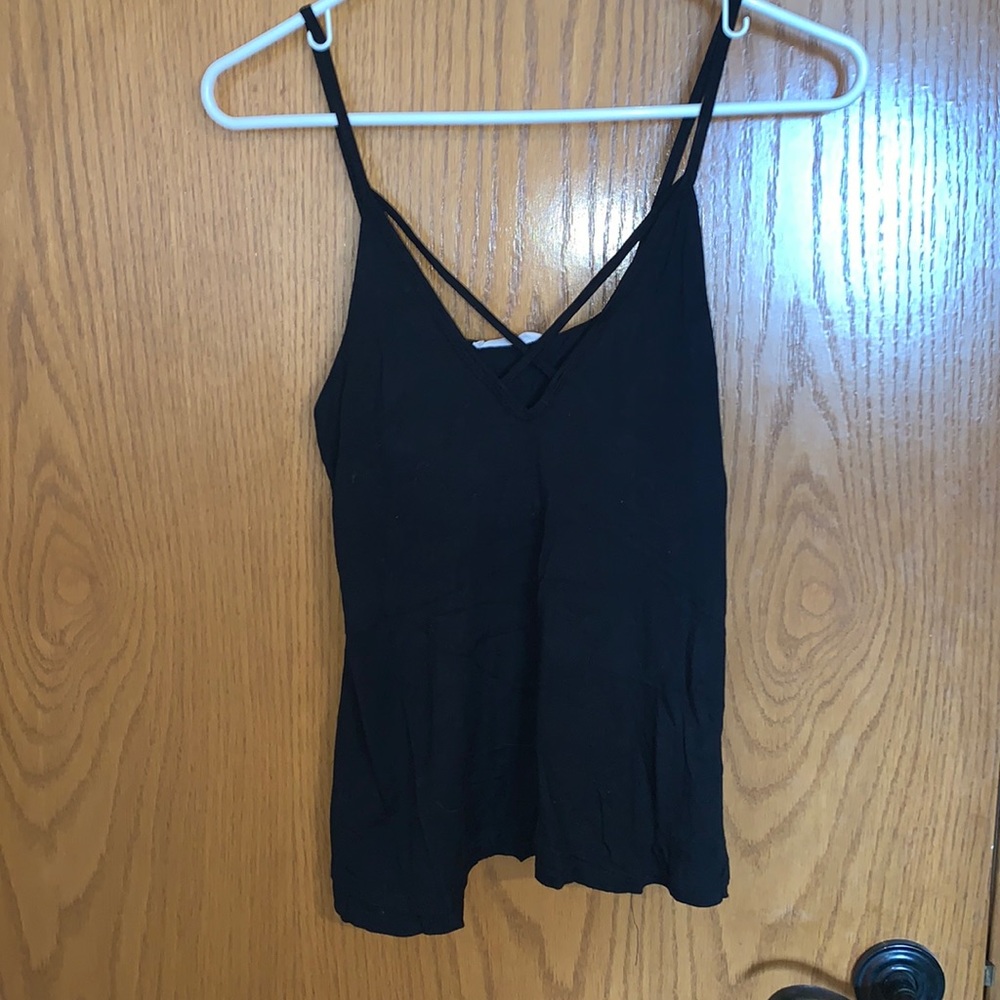 Lush Criss Cross Flowy Tank Top